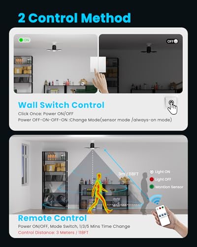 Motion Sensor Garage LED Light Bulb Indoor for Basement, Attic (1 Pack) Secondary image