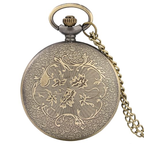 Vintage Pocket Watch with Chain for Men Necklace Watches for Women