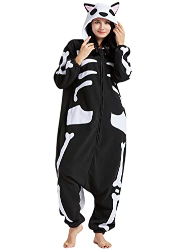 SAMGU Adult Onesie Animal Halloween Cosplay Costume One Piece Pajamas for Women and Men