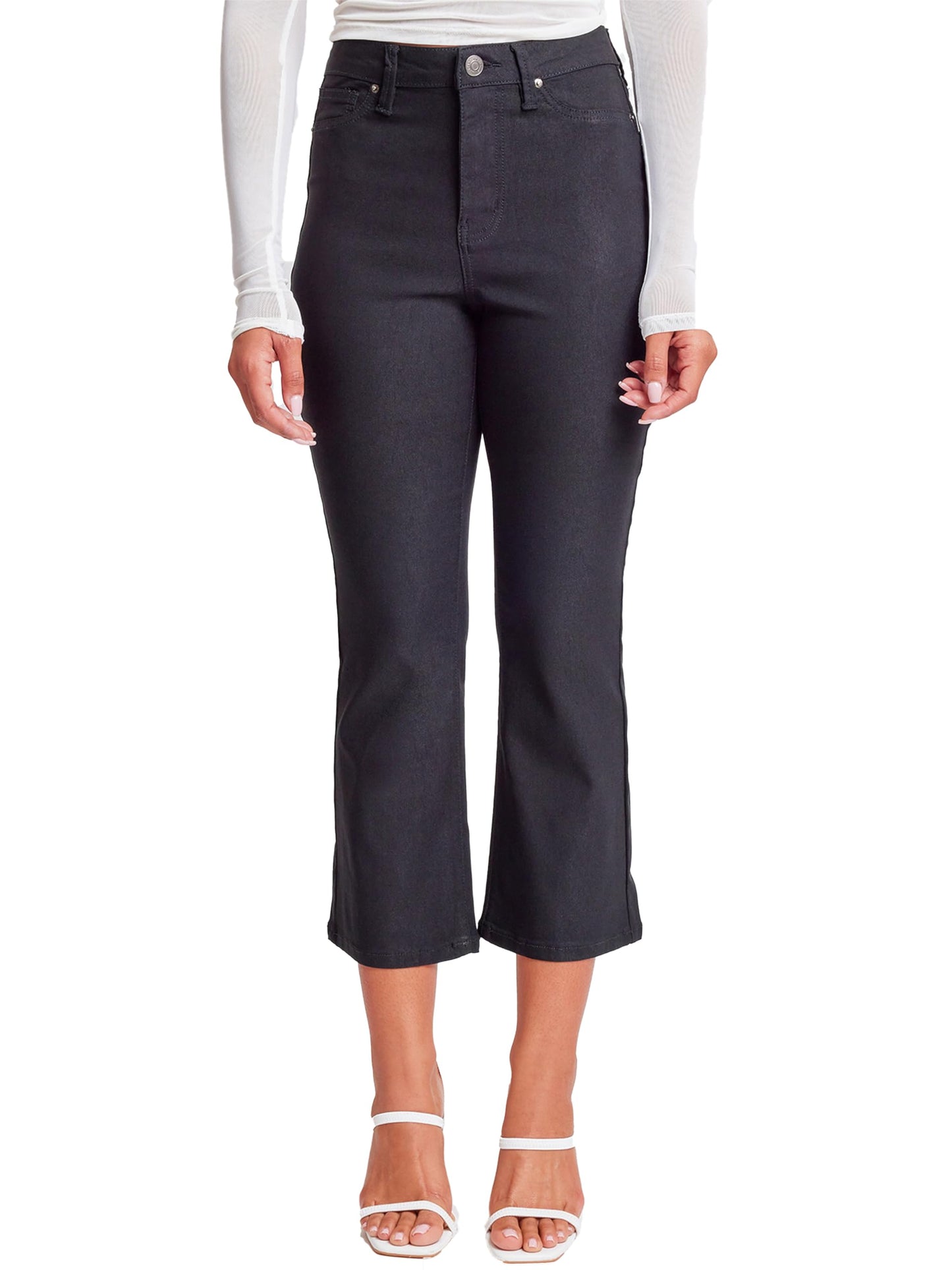 Ymi Women´s Plus Hyperstretch Cropped Kick Flare Pants