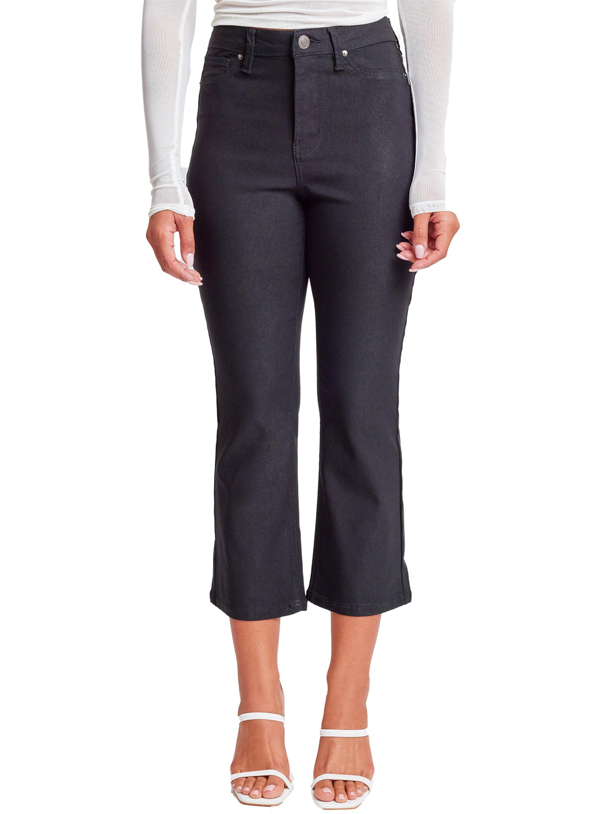 Ymi Women´s Plus Hyperstretch Cropped Kick Flare Pants