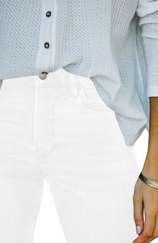 Flare Jeans For Womens Crop Flare Jeans With Raw Hem