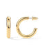 PAVOI Chunky Hoop Earrings for Women, 14K Gold Plated, Yellow Gold, Size 30