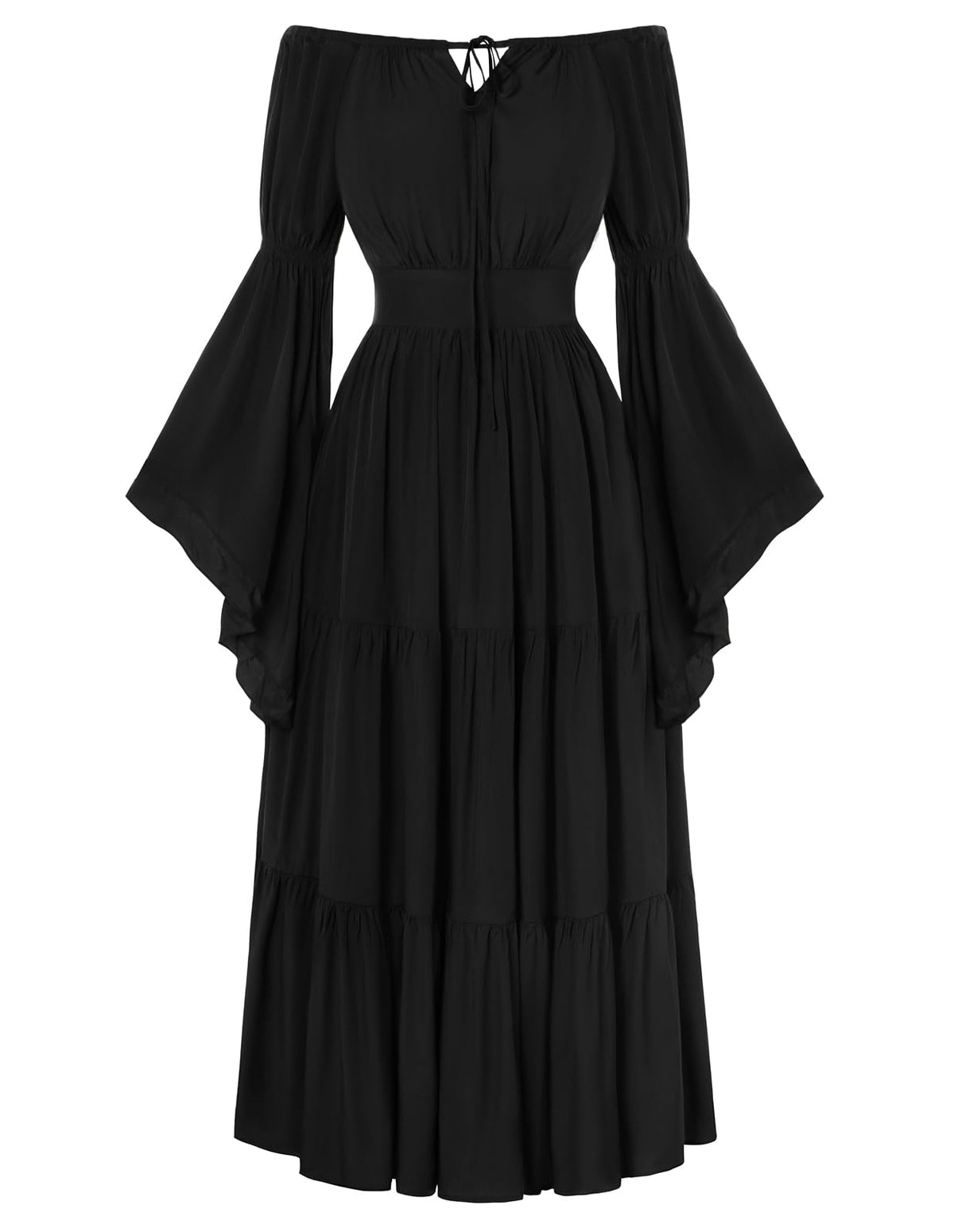 Scarlet Darkness Renaissance Dress Women Long Sleeve Off Shoulder Dresses