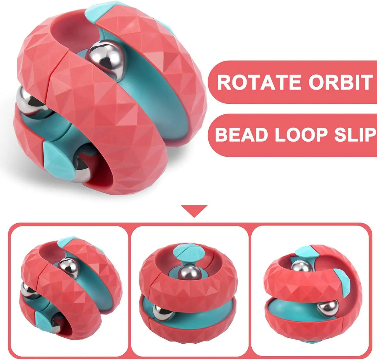 Orbit Ball Infinite Flip Sensory Fidget Cube