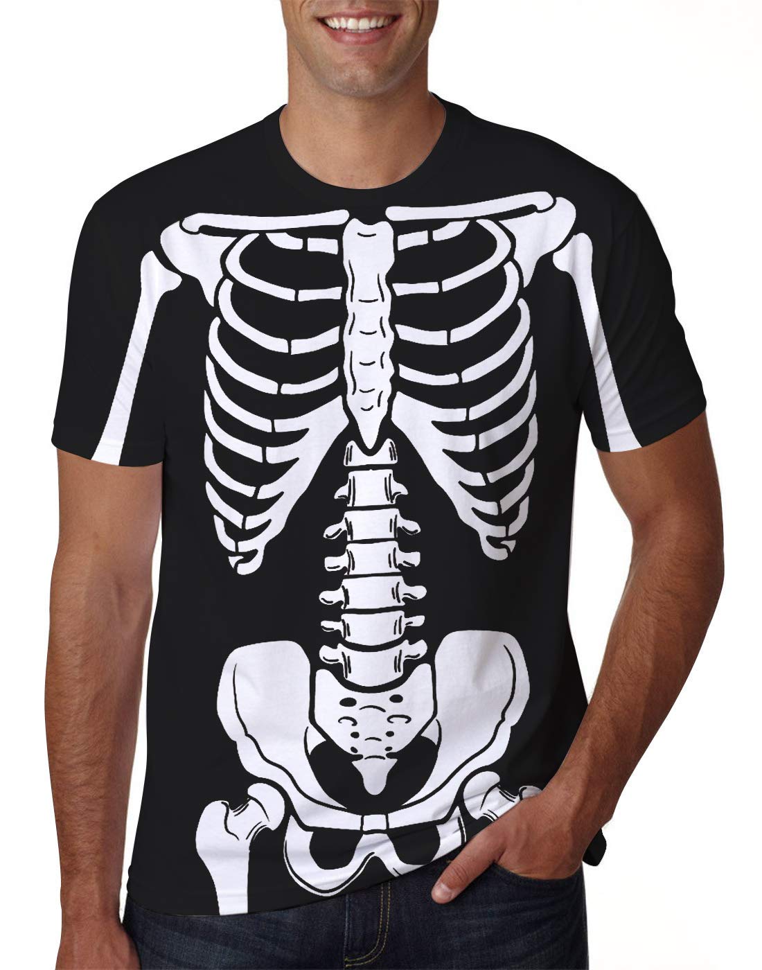 uideazone Mens 3D Funny Graphic T Shirt Novelty Short Sleeve Costume Tees