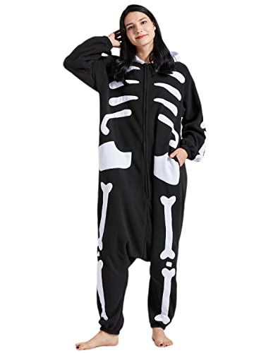 SAMGU Adult Onesie Animal Halloween Cosplay Costume One Piece Pajamas for Women and Men