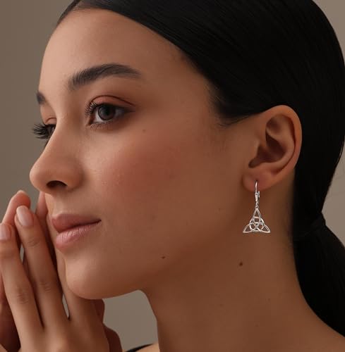LeCalla 925 Sterling Silver Leverback Drop Earrings | Lightweight Italian Teardrop Dangle Earring for Women Secondary image