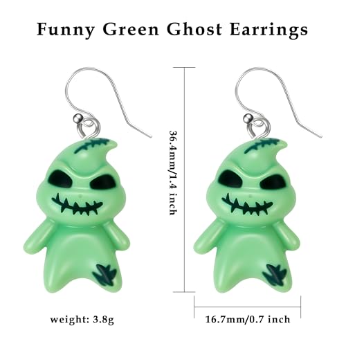 Halloween Earrings for Women Cute Spooky Ghost Earrings Studs