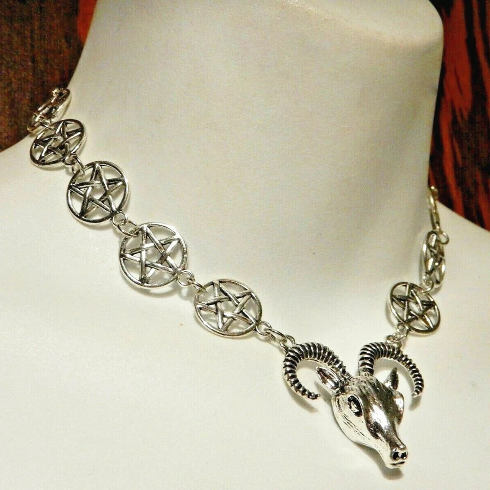 Baphomet Necklace - Wiccan Pendant Jewelry