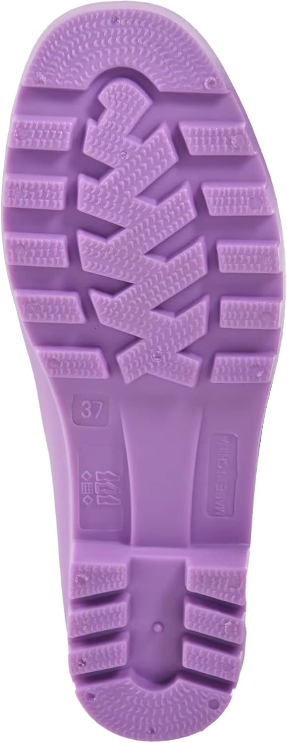 Women's Mid Calf Rain Boots Waterproof Fashion Shoes
