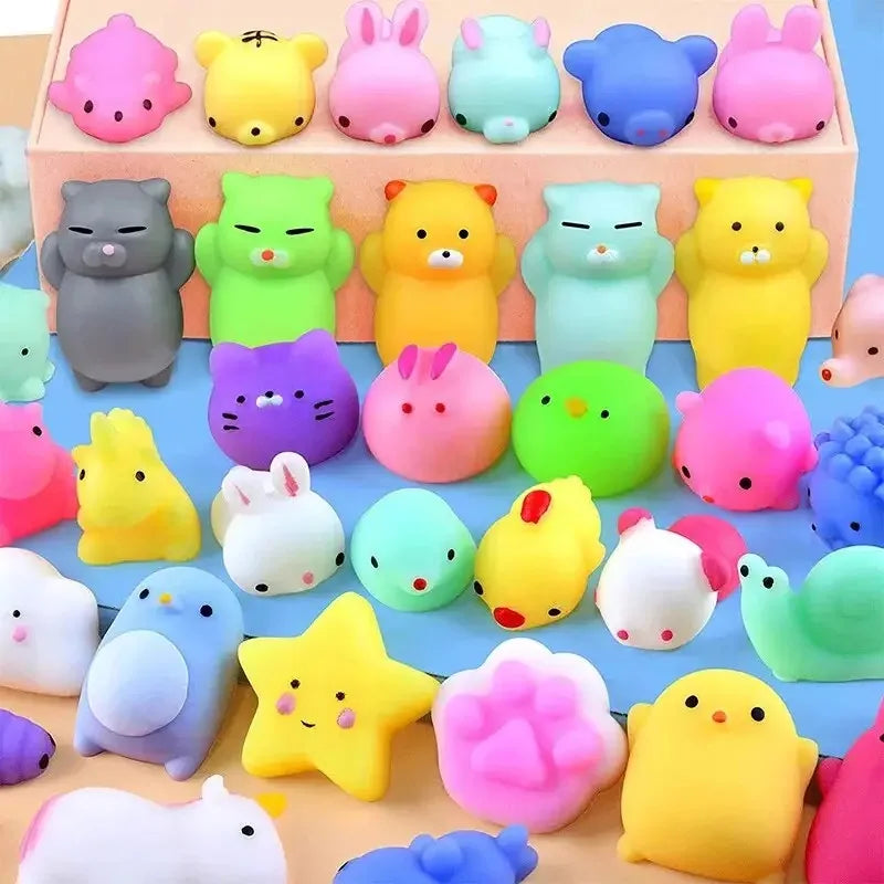 20-Pack Mini Squeeze Animal Stress Toys