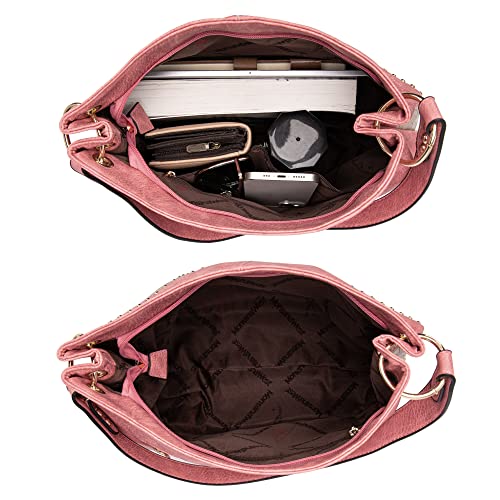 Hobo Shoulder Handbag for Ladies with Back Pocket