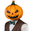 CreepyParty Jack-o-Lantern Mask, Costume for Halloween Party