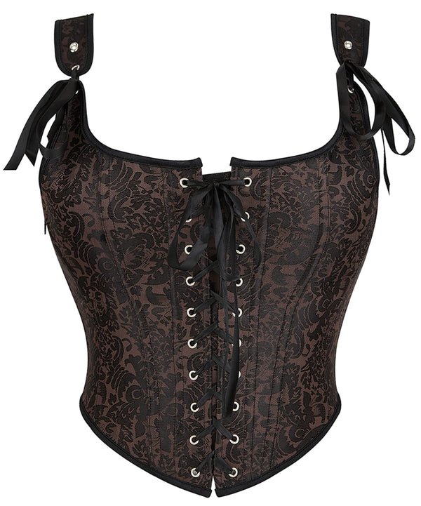 Vintage 1920s Renaissance Lace Trim Bustier