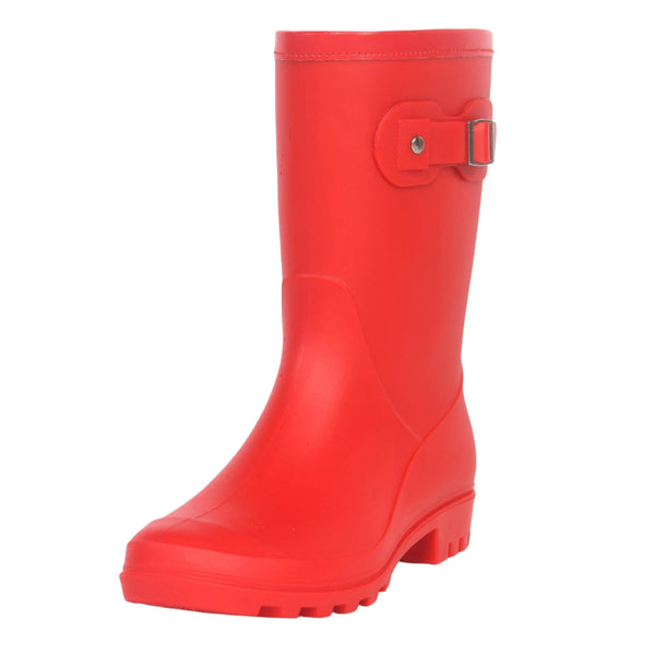 Women's Mid Calf Rain Boots Waterproof Fashion Shoes