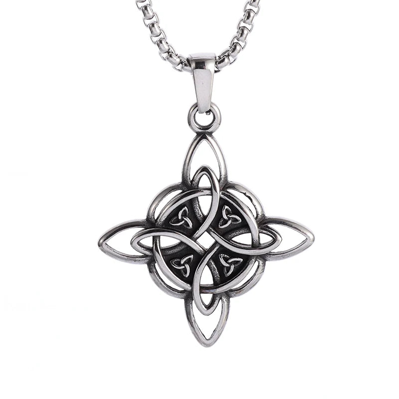 Wiccan Witch Knot Amulet Gift Necklace