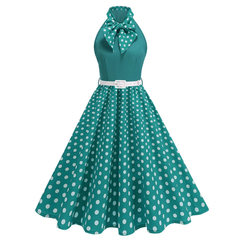 Rockabilly Polka Dot Dress Main image