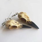 Raven Skull Earrings