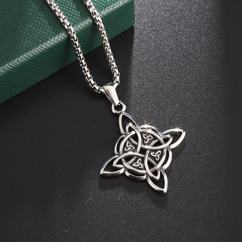 Wiccan Witch Knot Amulet Gift Necklace