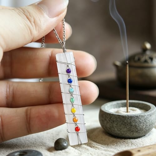Selenite Sticks 3.15", Selenite Crystal Wands, White Healing Stone, Great for Wicca, Reiki, Healing, Metaphysical, Chakra, Positive Energy, Meditation, Good Luck and Protection Decoration or Gift