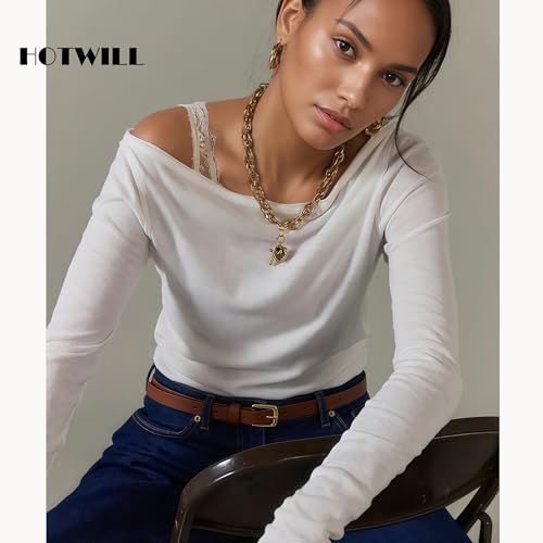 4 Pack Women Skinny Belts For Jeans Dress Thin Waist Belt For Ladies