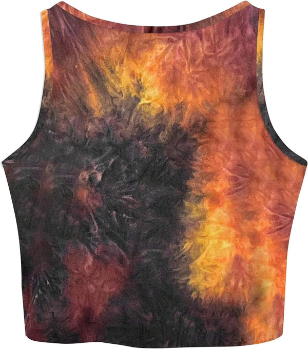Remidoo Crop Tops for Women Casual Cropped Tank Top Summer Sleeveless Shirts