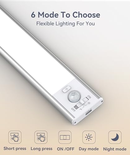 Under Cabinet Lighting, LED Motion Sensor LED Light for Kitchen(2 Pack)