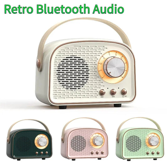 Retro Mini Bluetooth Speaker with FM Radio