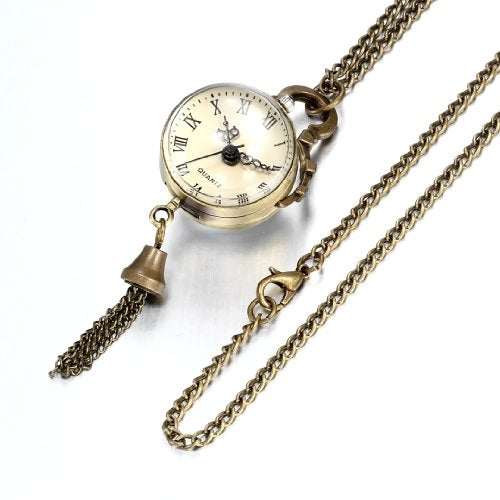 Fisheye Glass Ball Retro Pocket Watch