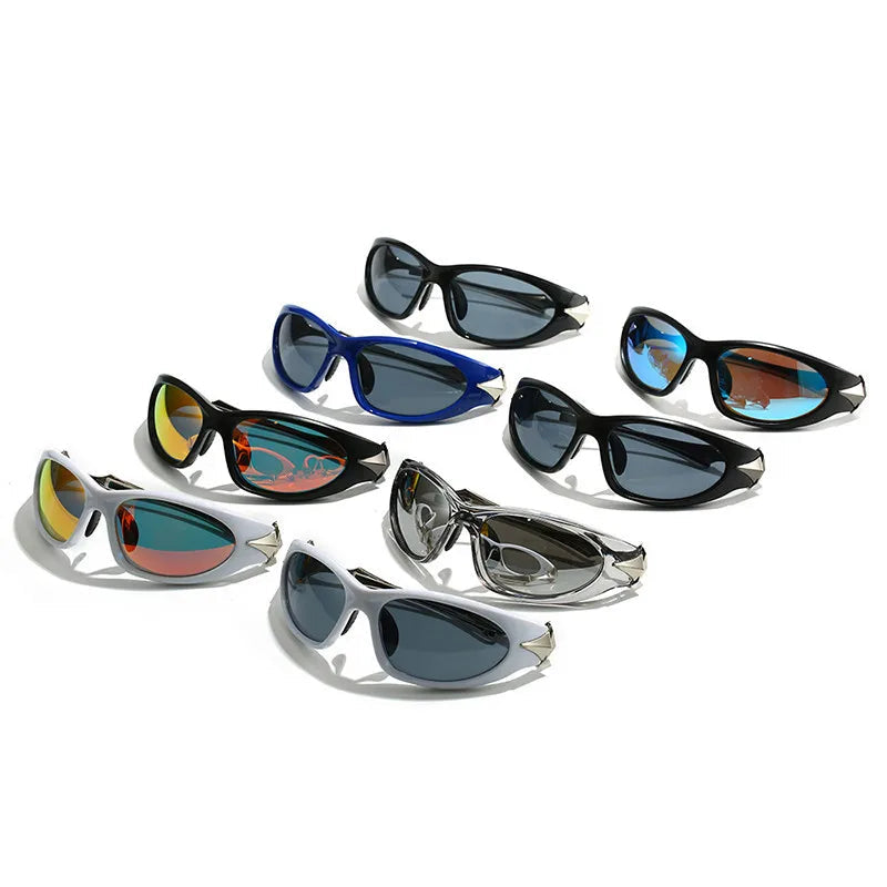 Futuristic Y2K Steampunk Sport Sunglasses