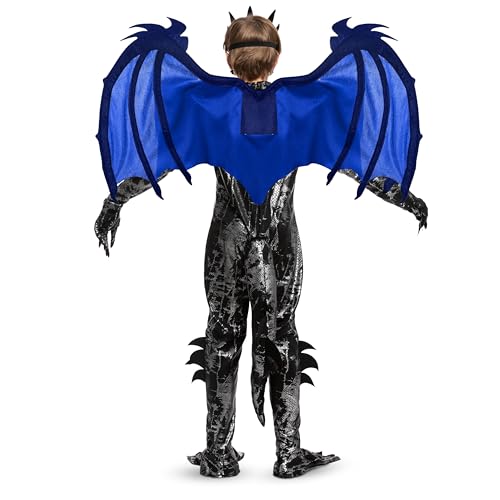 Spooktacular Creations Halloween Kid Dragon Costume, Boys Dragon Wings, Tail and Mask Set for Halloween Dress Up