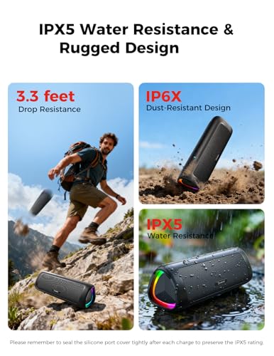 HD Portable Bluetooth Speaker – 20H Battery, IPX5