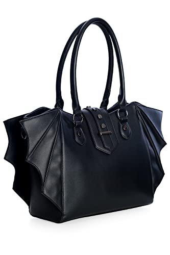 Women's Gothic Annabelle Bat Winged Crossbody Purse