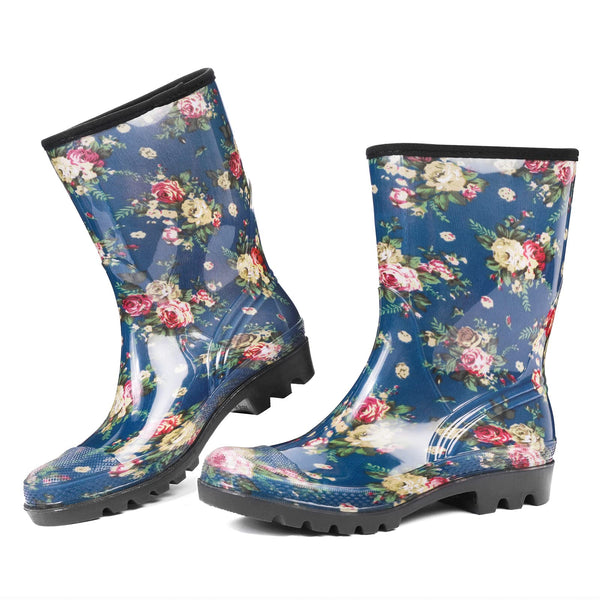 Women's Wide Calf Waterproof Rain Boots – Seamless Pvc Boots