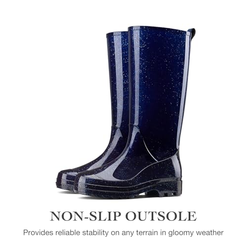 Rain Boots For Women Waterproof Boots, Knee High Rain