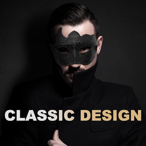 Masquerade Mask for Men Vintage Venetian Mask Halloween Mask for Party Prom Ball Costume Mask