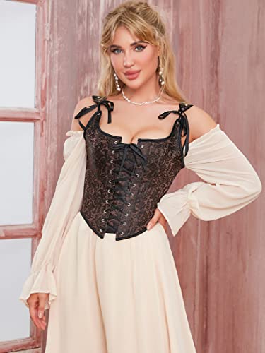 Vintage 1920s Renaissance Lace Trim Bustier