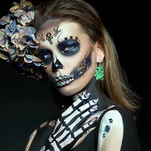 Halloween Earrings for Women Cute Spooky Ghost Earrings Studs