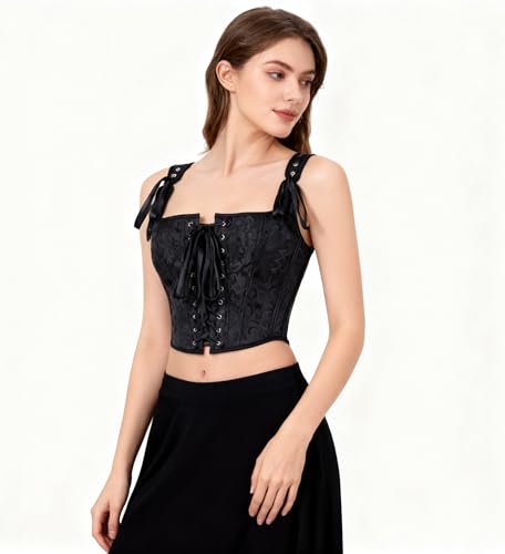 Floral Jacquard Renaissance Underbust Corset