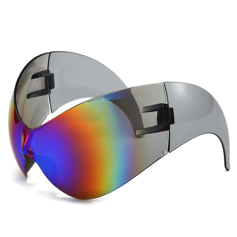 Oversized Y2K Punk One-Piece Windproof Sport Goggles