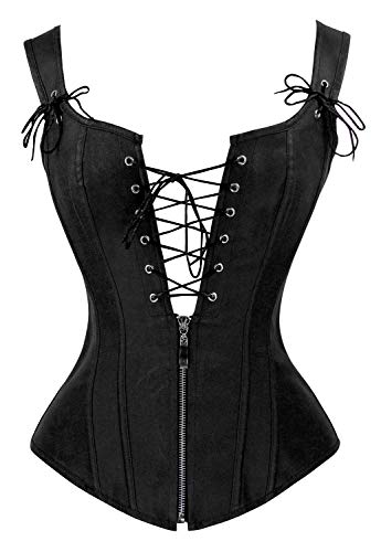 Renaissance Boned Corset with Garters Main image
