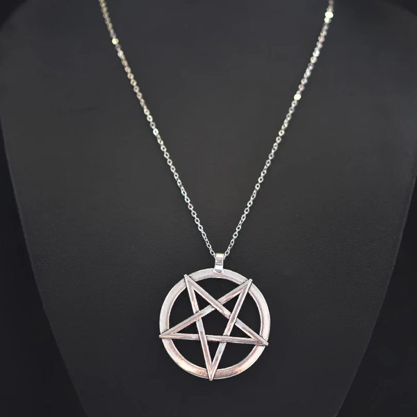 Pentagram Necklace - Wiccan Pendant Jewelry