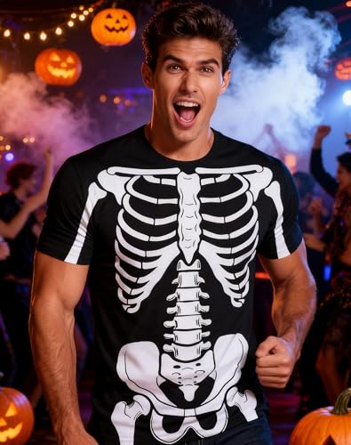 uideazone Mens 3D Funny Graphic T Shirt Novelty Short Sleeve Costume Tees