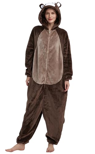 SAMGU Adult Onesie Animal Pajamas Halloween Cosplay Costumes Sleepwear Homewear