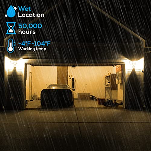 Dusk-to-Dawn Motion Sensor LED Flood Light