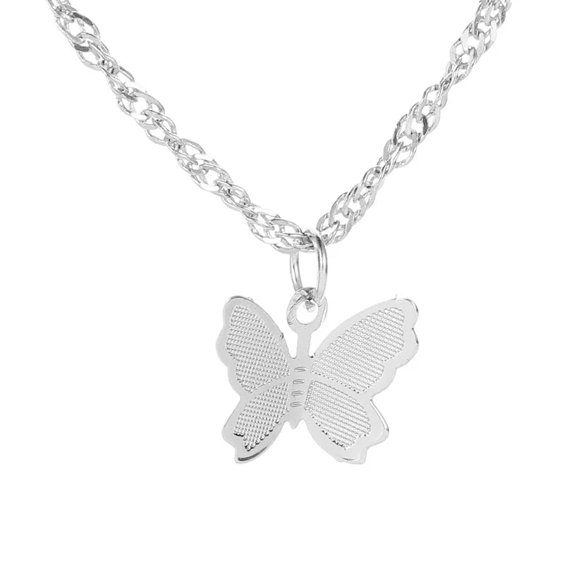 Adorable Gothic Hearts and Roses Necklace