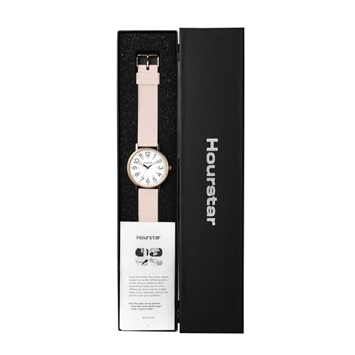 Women's Analog Nurse Watch with Second Hand for Nursing, 12/24 Time, S