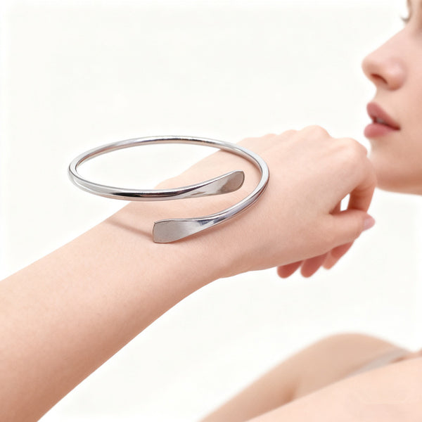 Edgy Punk-style Cross-border Bangle Bracelet From