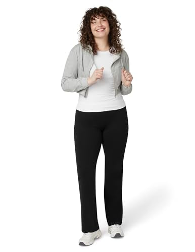 No Nonsense Lounge Yoga Pants For Women, Flared Cotton Leggings
